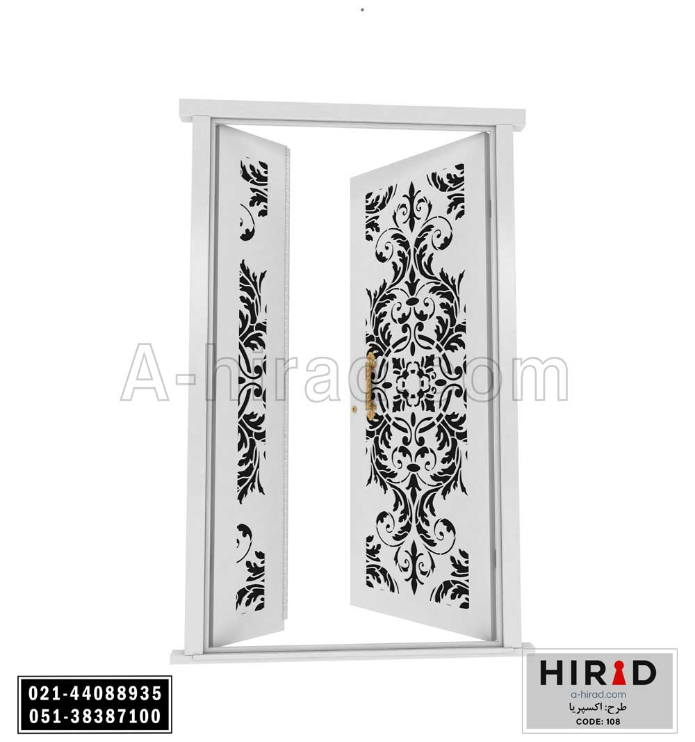 درب فلزی  پر فروش یک و نیم لت کد 15108 هیراد